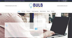 Desktop Screenshot of bulbsecurity.com